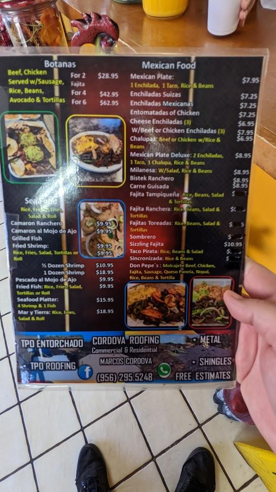 Pepe's Cafe Menu image 4
